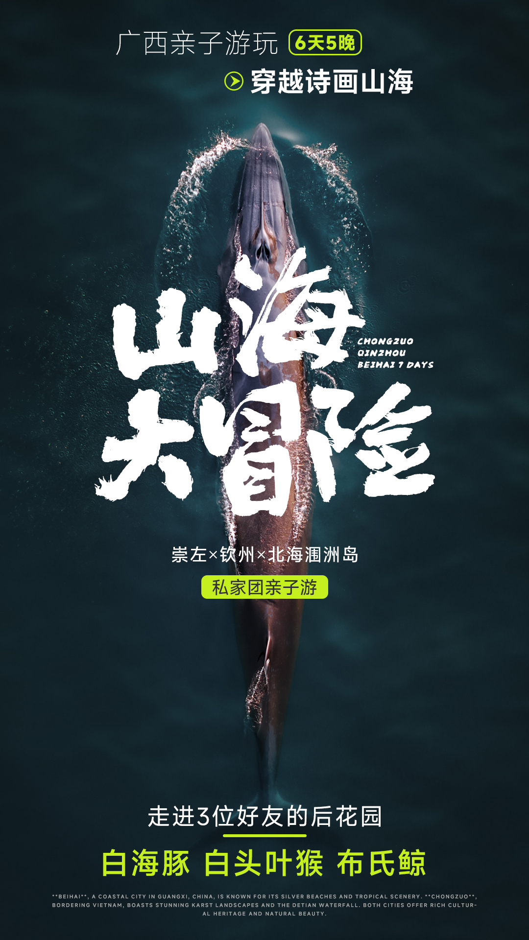 崇左+钦州+北海六日游（山海大冒险）